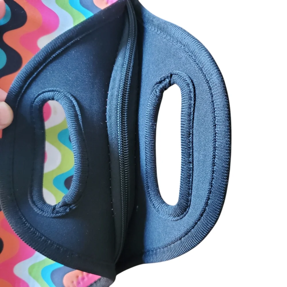 Gourmet lunch bag, lightweight space saver, stretchy lunch bag, neoprene Multi‎
